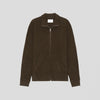 NN07 Boiled Full Zip 6398 Sweater Demitasse