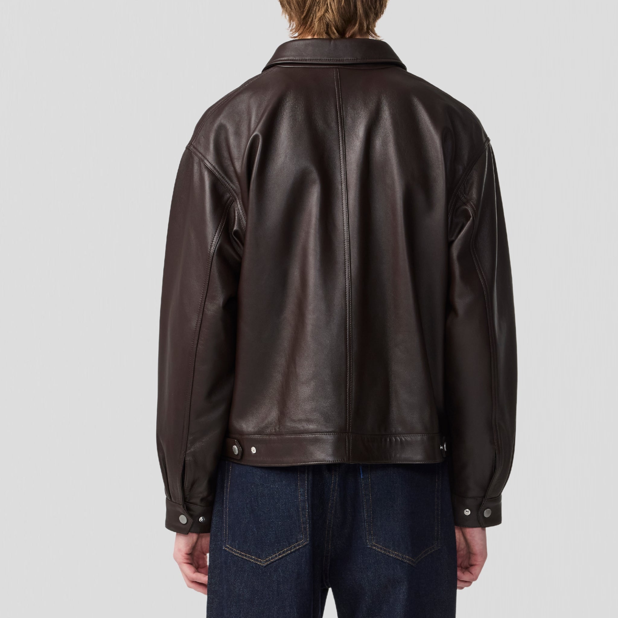 NN07 Petrus Leather 8228 Jacket Demitasse
