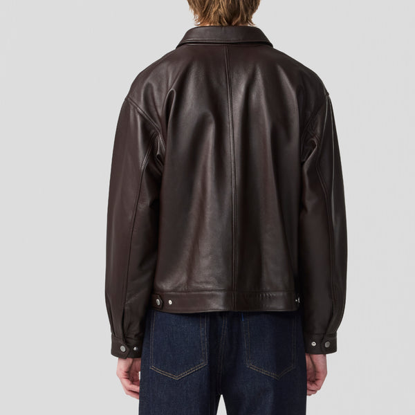 NN07 Petrus Leather 8228 Jacket Demitasse