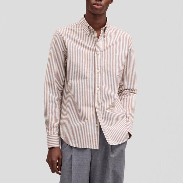 NN07 Colby BD 5910 Shirt Terracotta Stripe