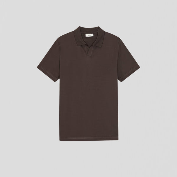 NN07 Paul SS 3525 Poloshirt Deep Truffle