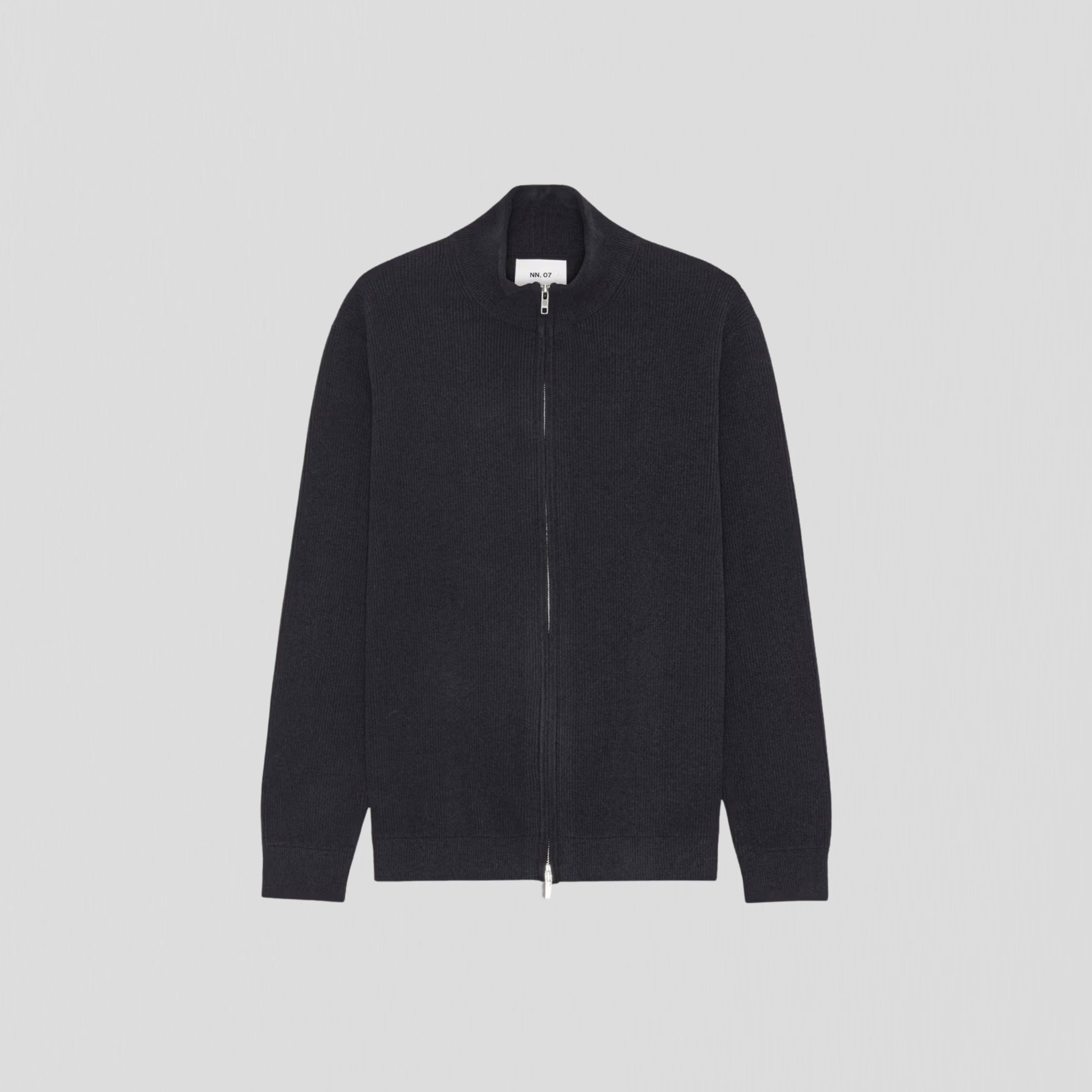 NN07 Danny Full Zip 6429 Sweater Navy Blue