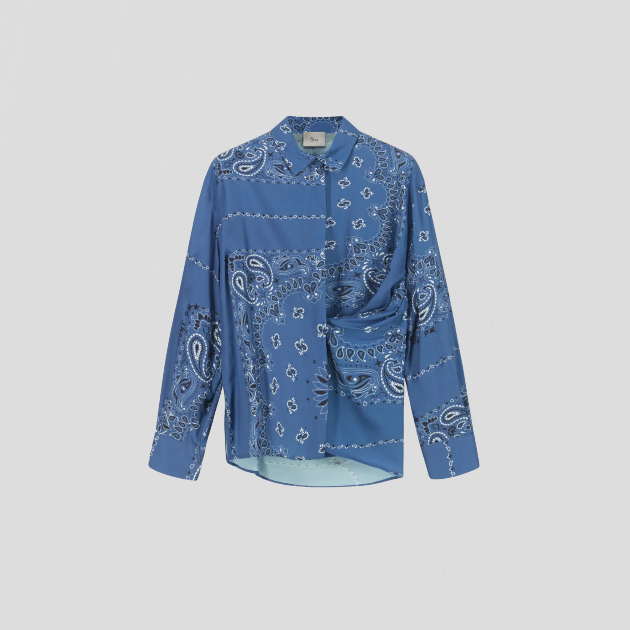 8PM Cannes A-Shirt Dusty Blue