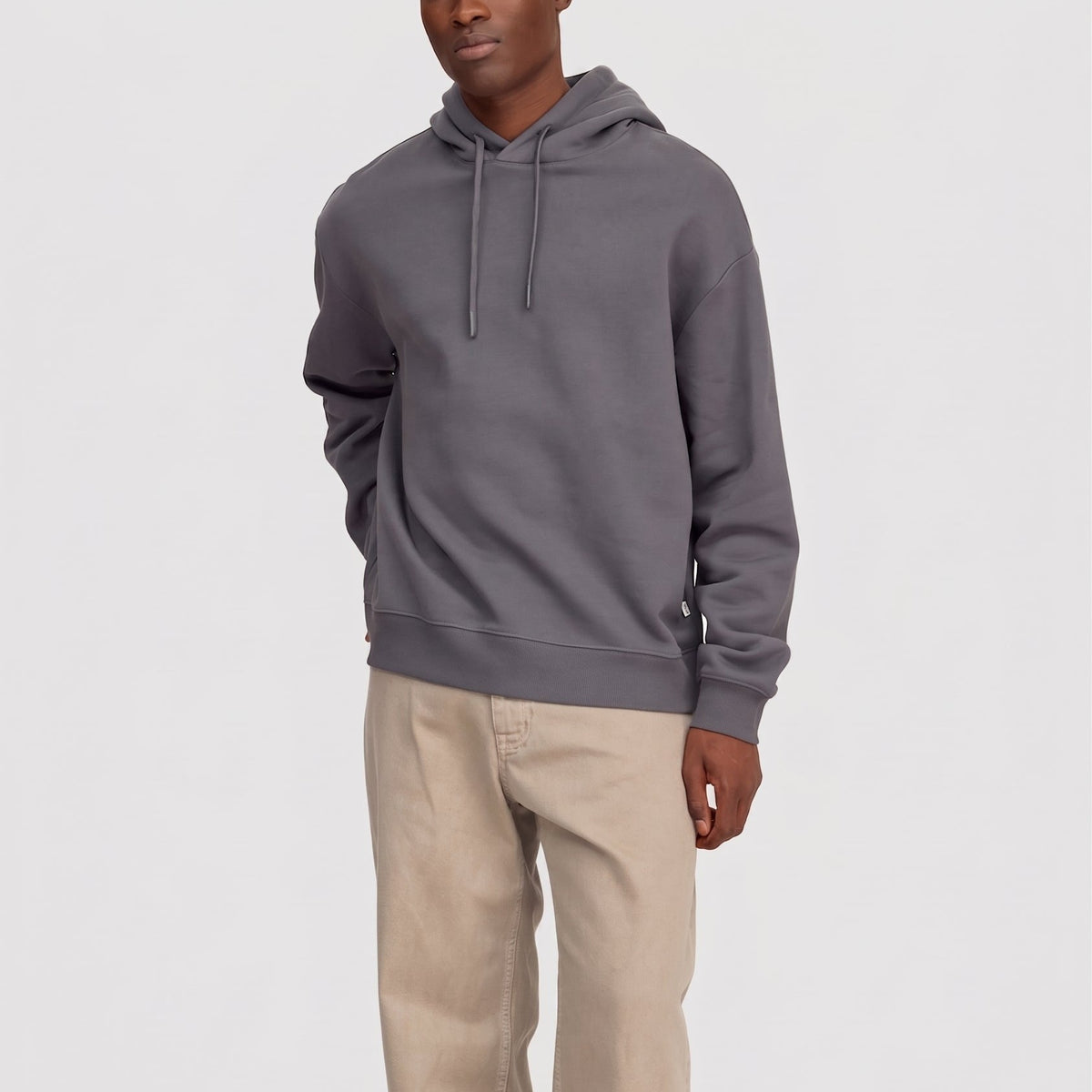 NN07 David Hoodie 3014 Charcoal Mist