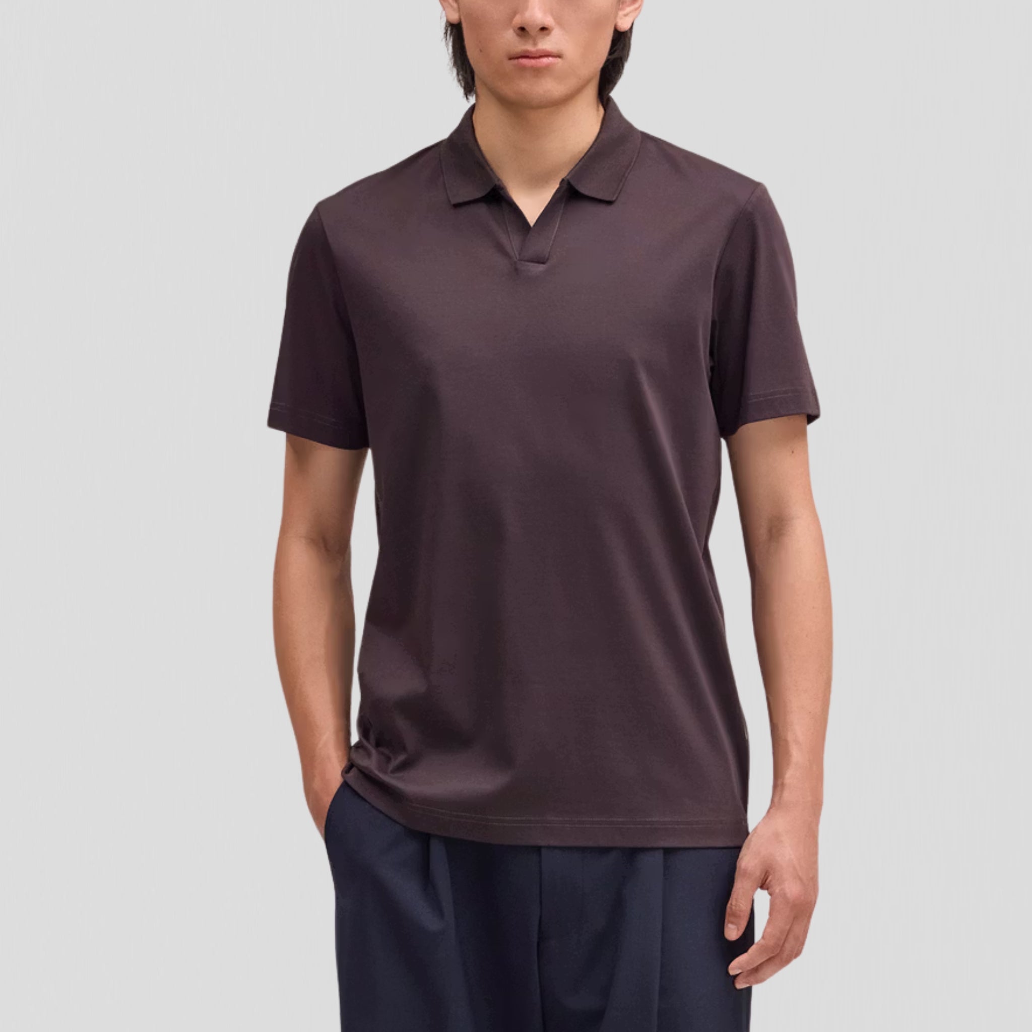 NN07 Paul SS 3525 Poloshirt Deep Truffle