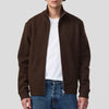 NN07 Boiled Full Zip 6398 Sweater Demitasse