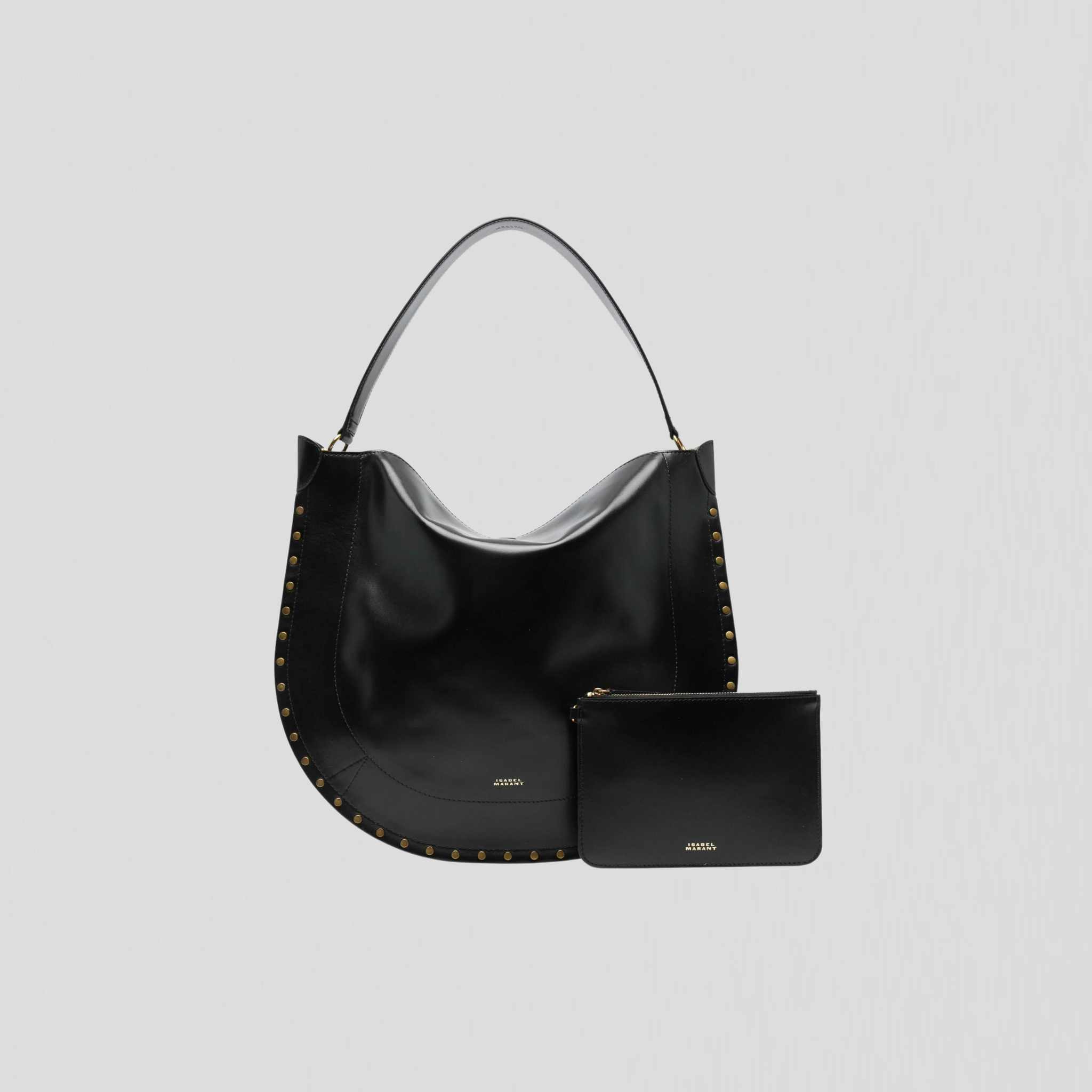 Isabel Marant Oskan Hobo Soft Bag Black