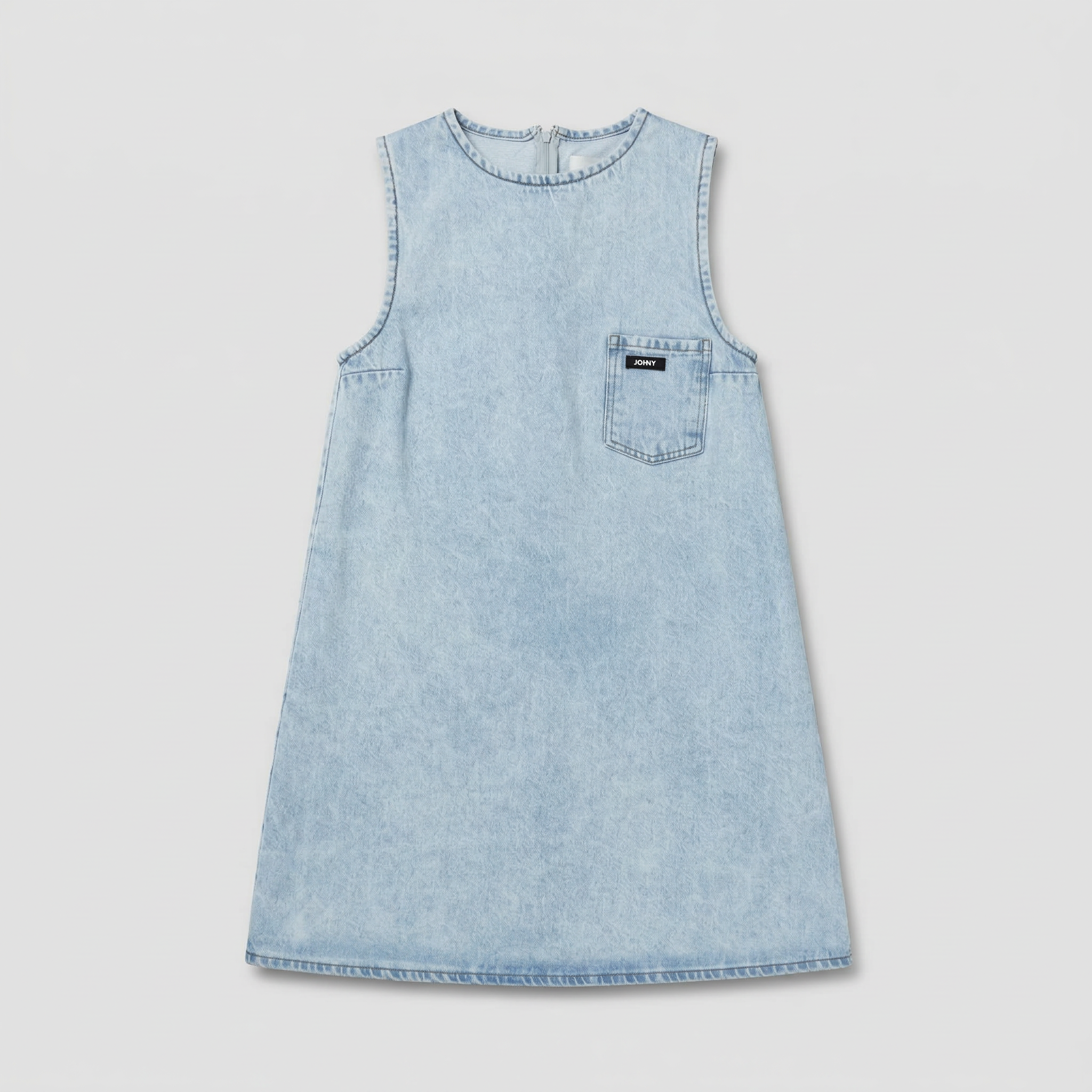 Johny Kiki Mini Dress Light Denim