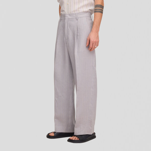 NN07 Kay 1455 Trousers Grey Stripe