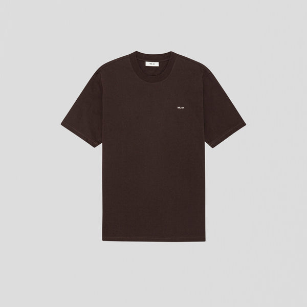 NN07 Adam 3209 EMB T-Shirt Deep Truffle