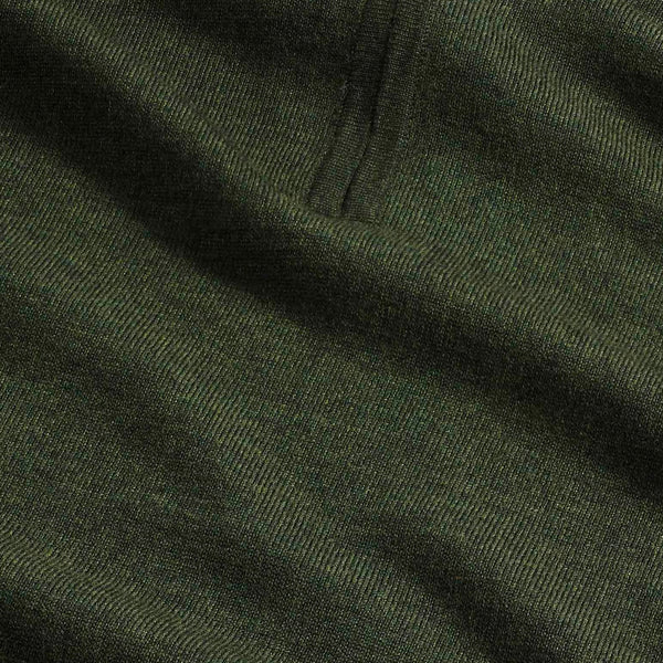 NN07 Sergio Zip Mock 6605 Poloshirt Dark Army