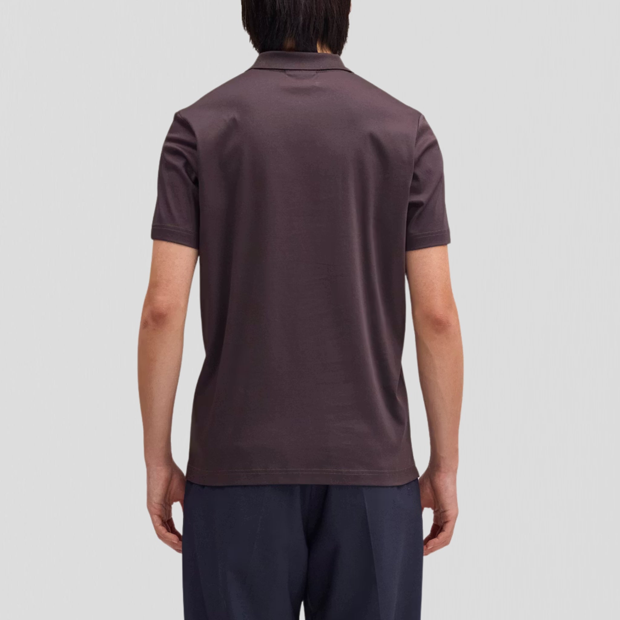 NN07 Paul SS 3525 Poloshirt Deep Truffle