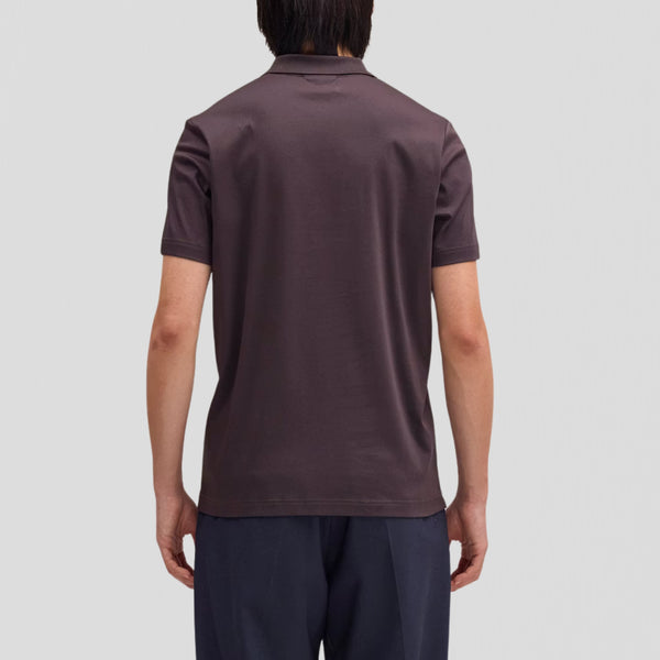 NN07 Paul SS 3525 Poloshirt Deep Truffle