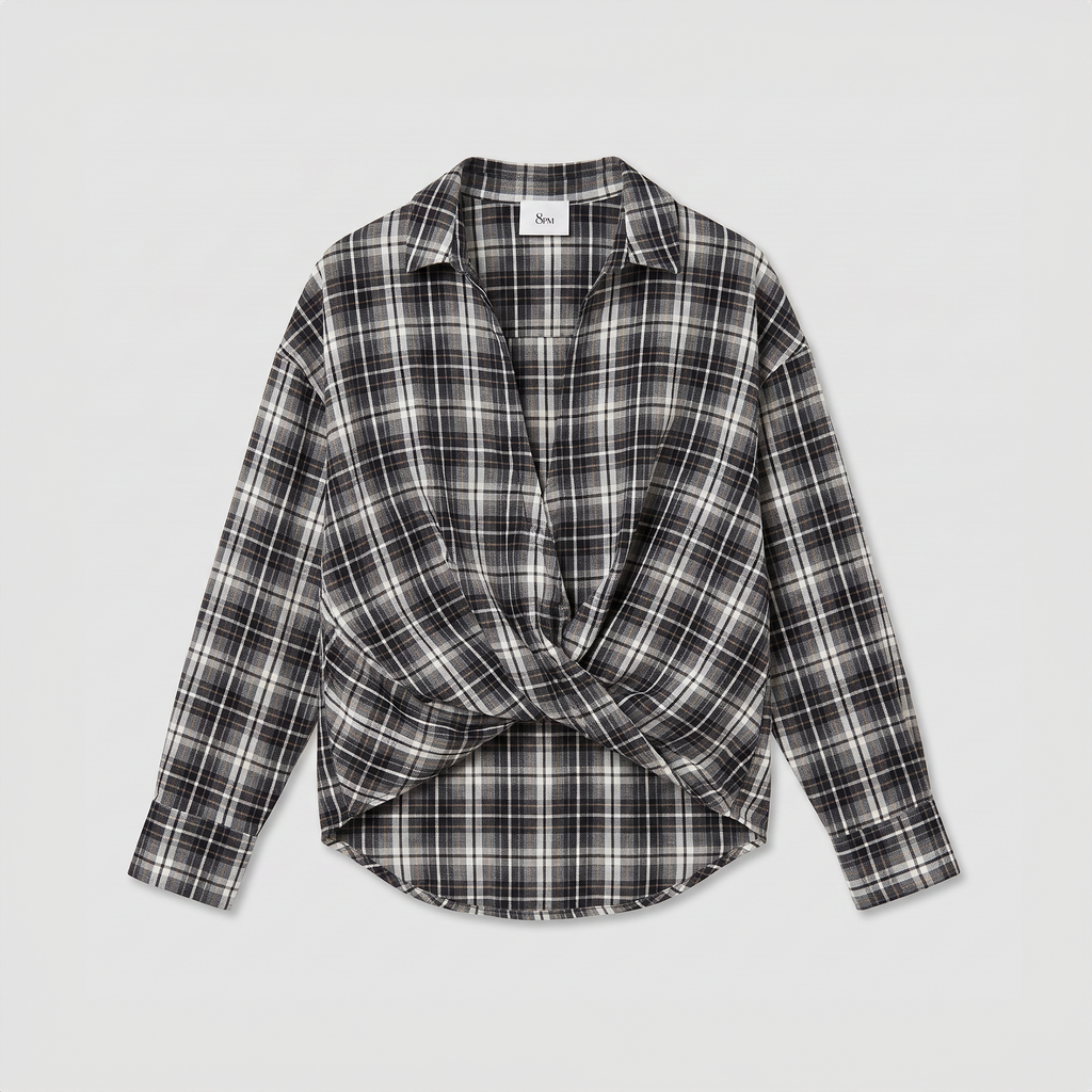 8PM Palm Blouse Blue