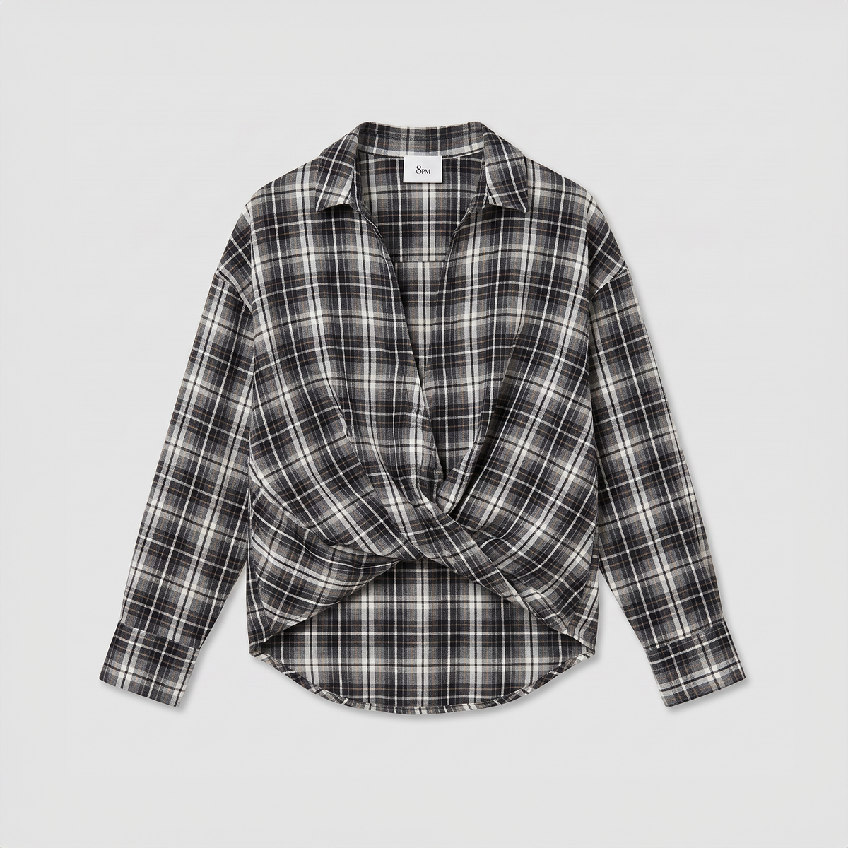 8PM Palm Blouse Blue