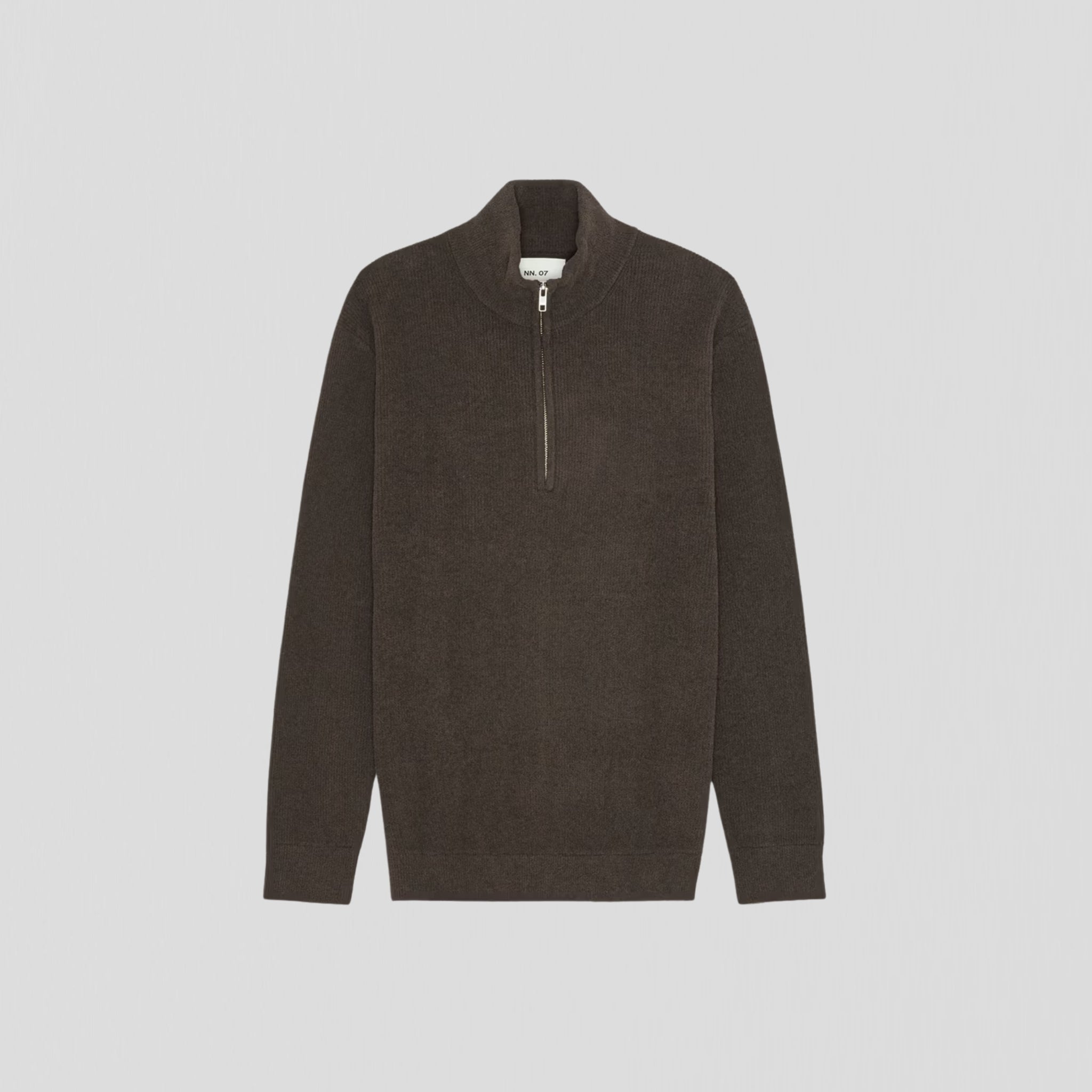 NN07 Danny Half Zip 6429 Sweater Dusky Port