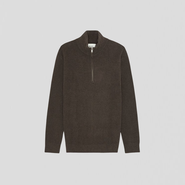 NN07 Danny Half Zip 6429 Sweater Dusky Port