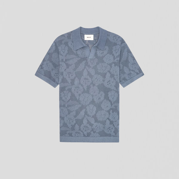 NN07 Ryan Flower 60019 Polo Navy Blue