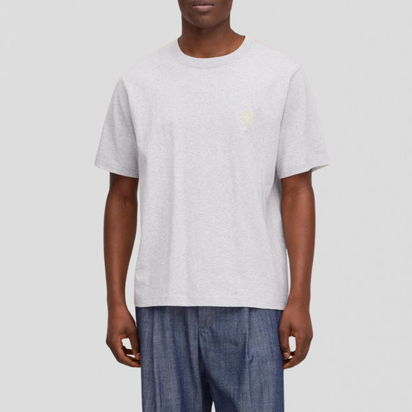 NN07 Jett SS Embro 30026 T-Shirt Grey Melange