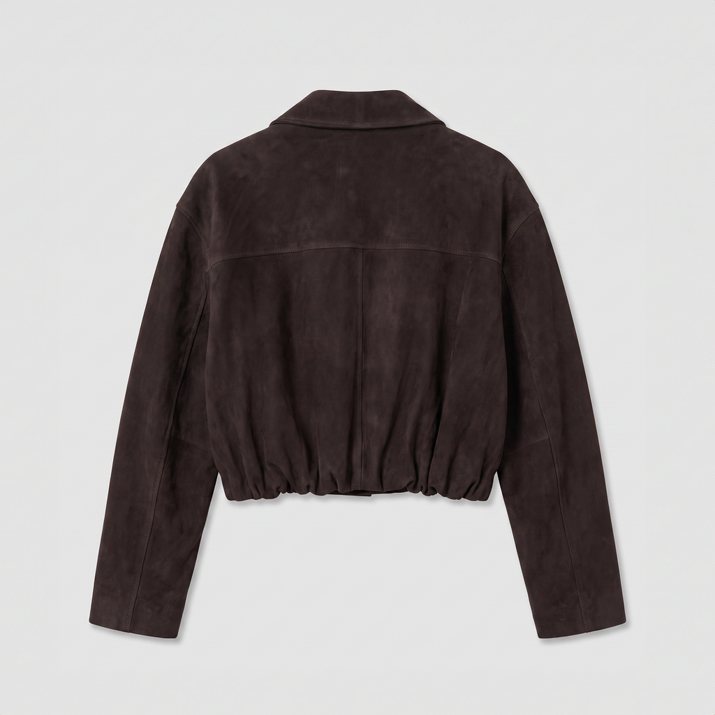 Enes Milia Jacket Suede Brown