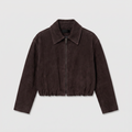 Enes Milia Jacket Suede Brown
