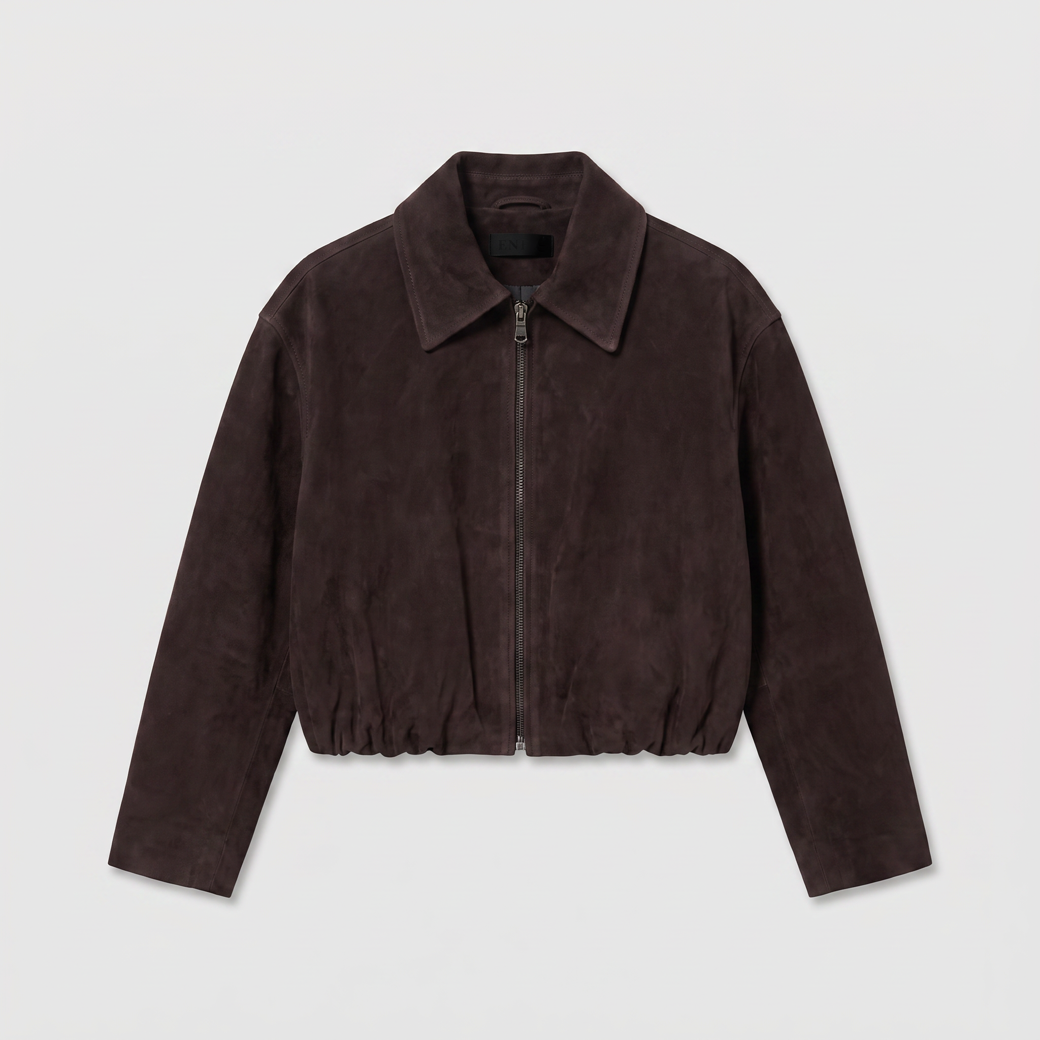 Enes Milia Jacket Suede Brown
