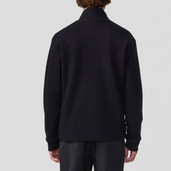 NN07 Boiled Full Zip 6398 Sweater Black