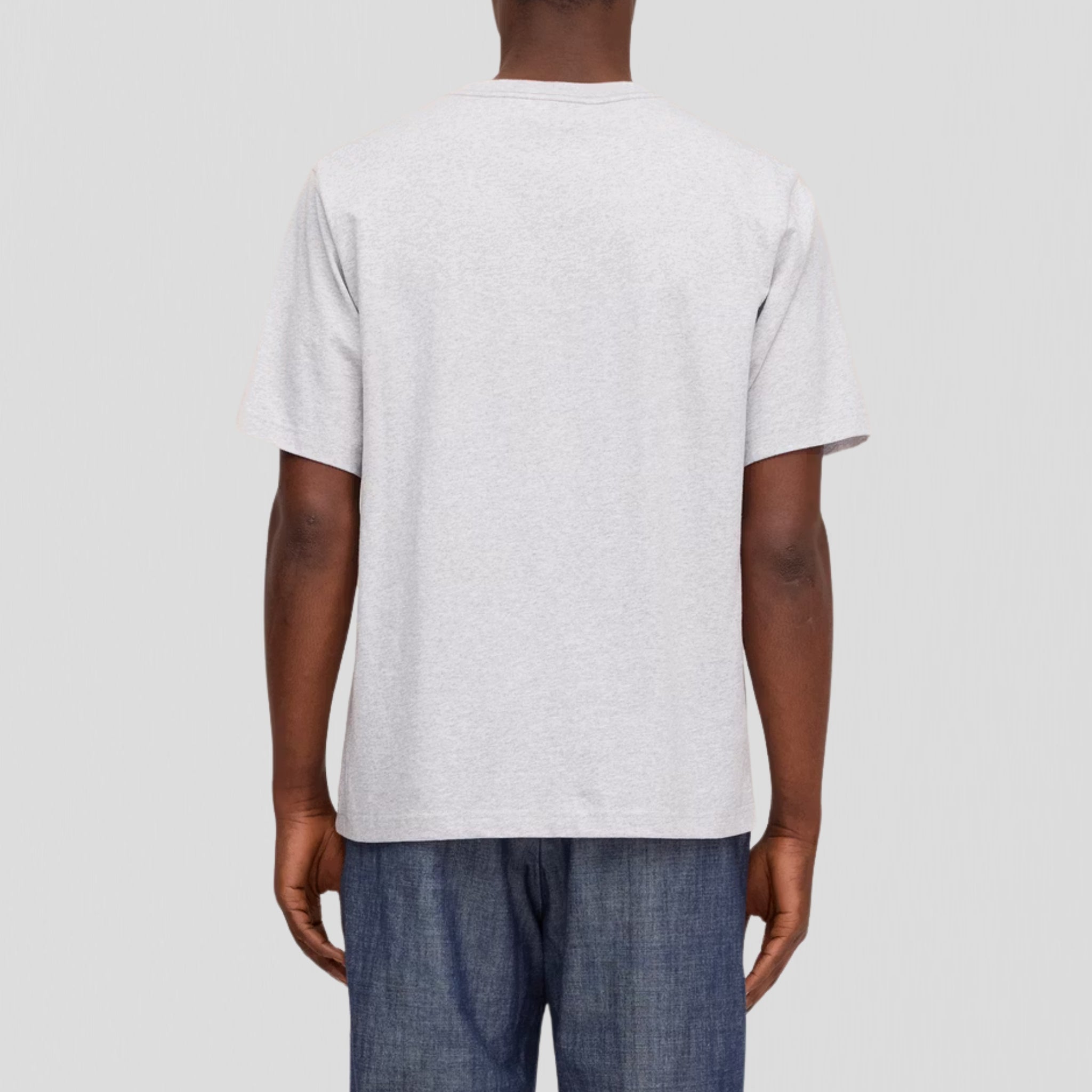 NN07 Jett SS Embro 30026 T-Shirt Grey Melange