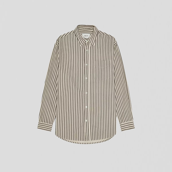 NN07 Skyler 50027 Shirt Off White Stripe