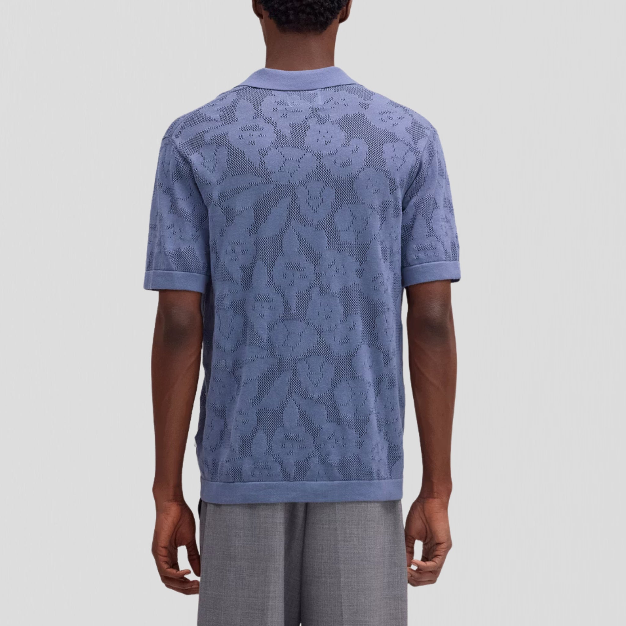 NN07 Ryan Flower 60019 Polo Navy Blue