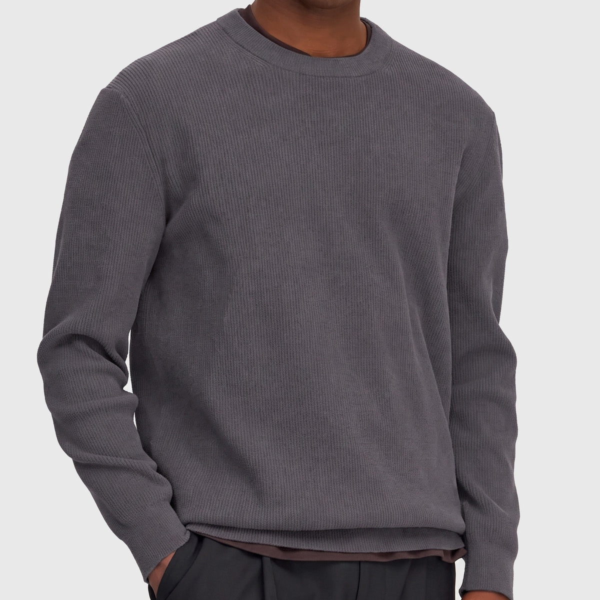 NN07 Danny 6429 Sweater Charcoal Mist
