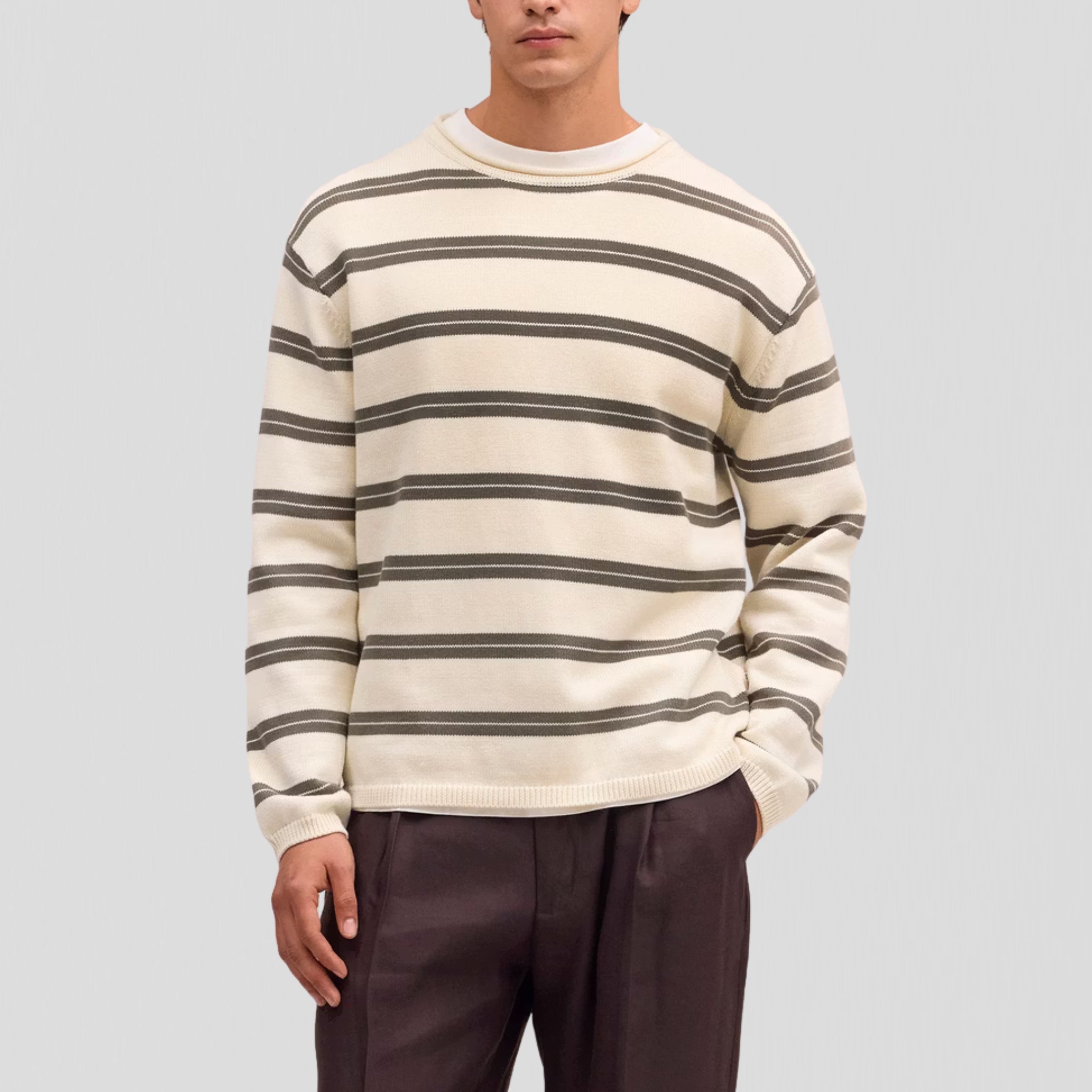 NN07 Sailor Crew 60019 Shirt Ivory