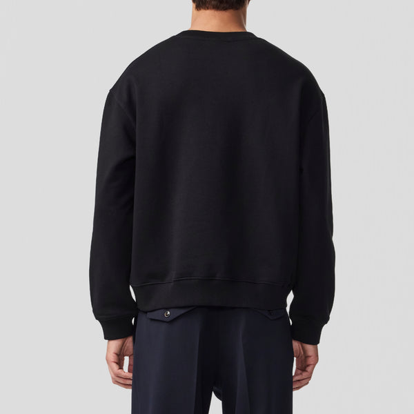 NN07 David Crew 3014 Sweatshirt Black
