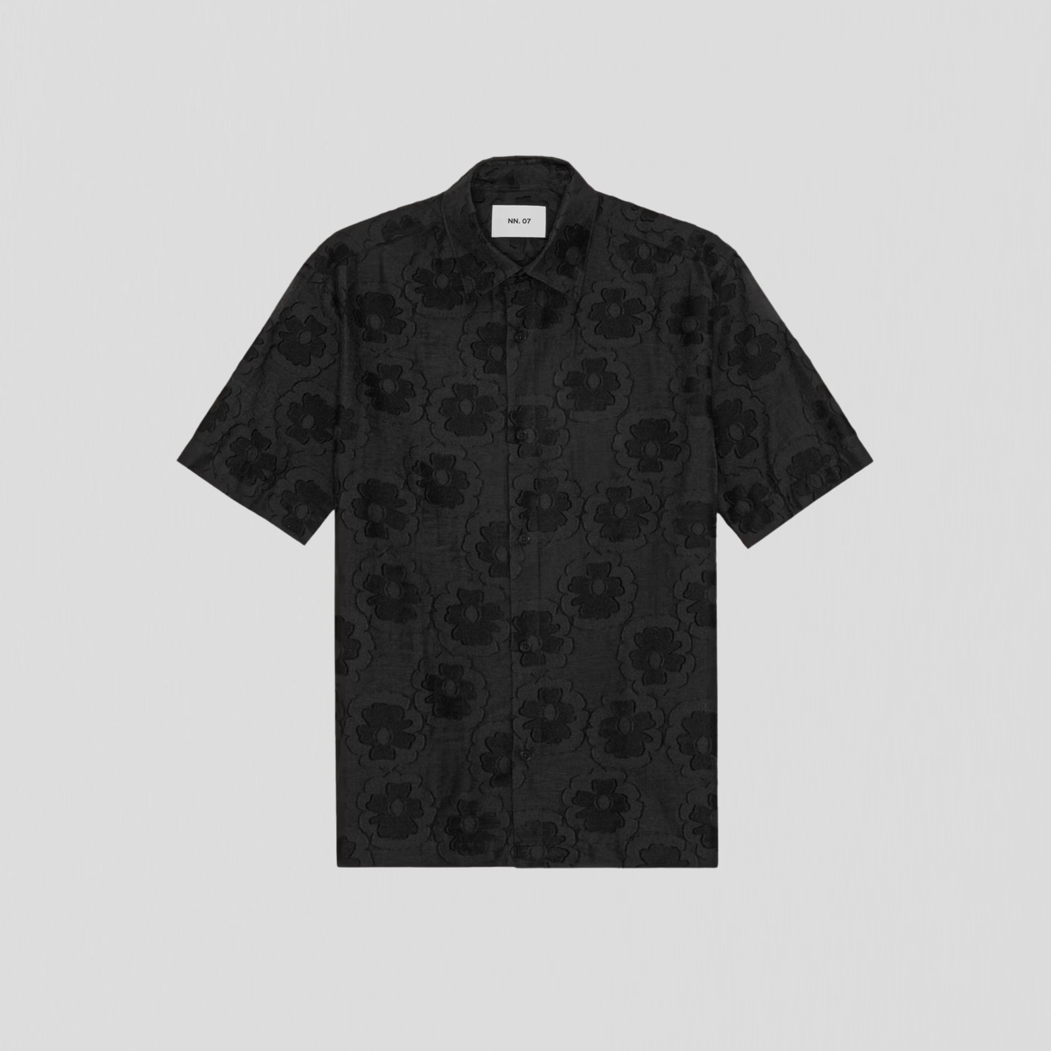 NN07 Freddy SS NO PKT 50045 Shirt Black