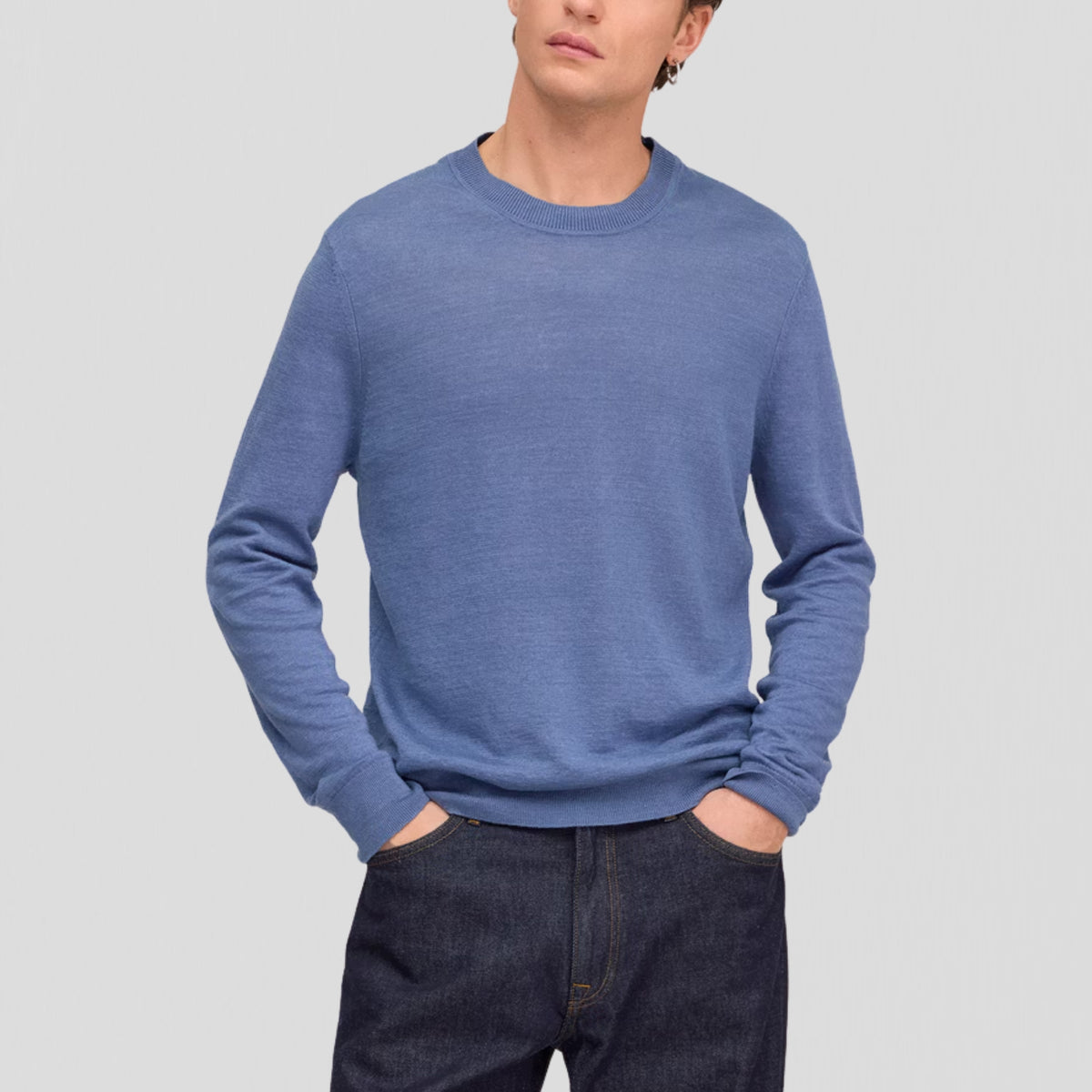 NN07 Ted 60058 Sweater Stone Blue
