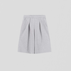 8PM Lipari Bermuda Trousers Light Grey Melange