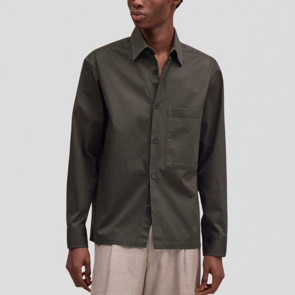 NN07 Freddy 10007 Shirt Dark Army