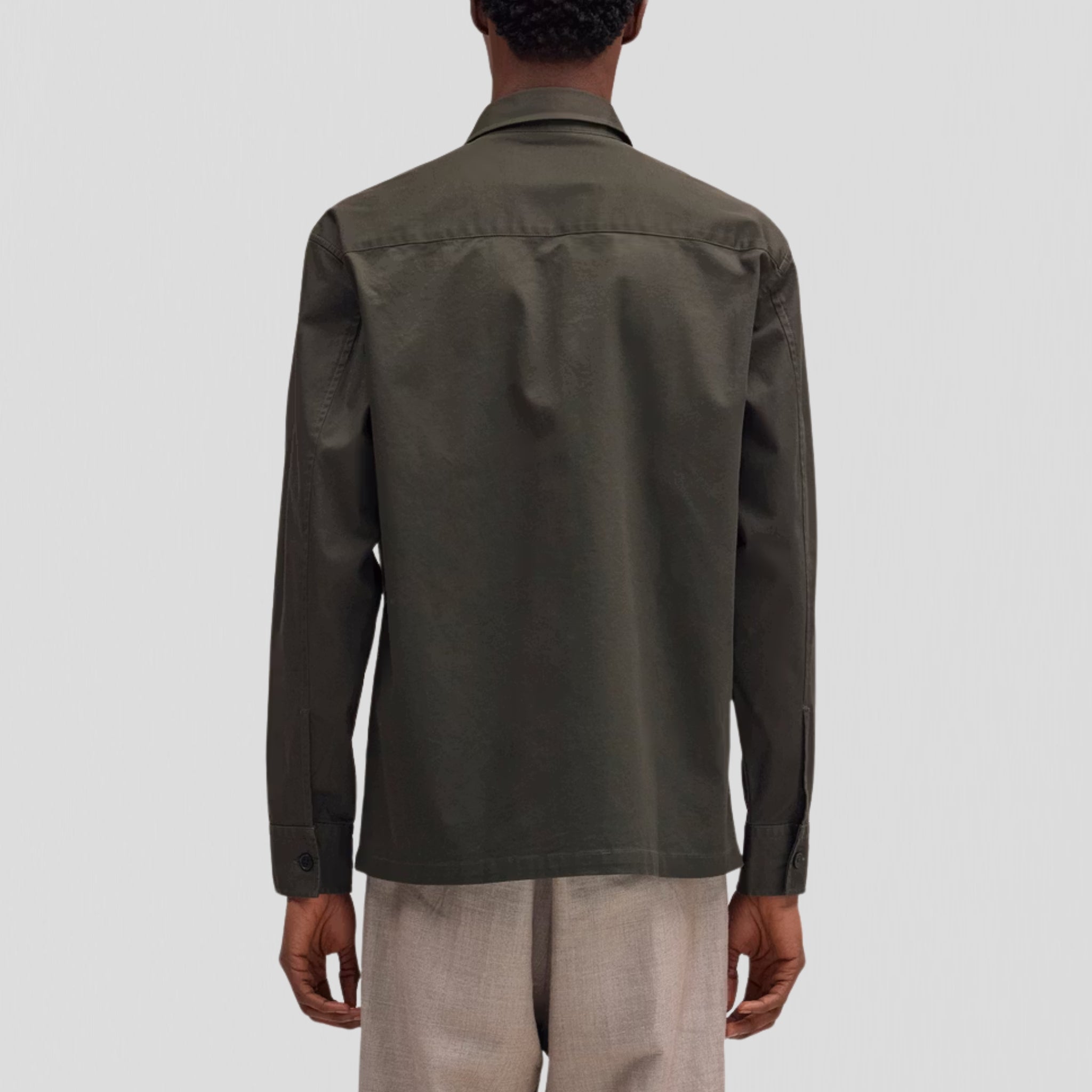 NN07 Freddy 10007 Shirt Dark Army