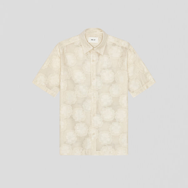 NN07 Freddy SS NO PKT 50045 Shirt Ivory