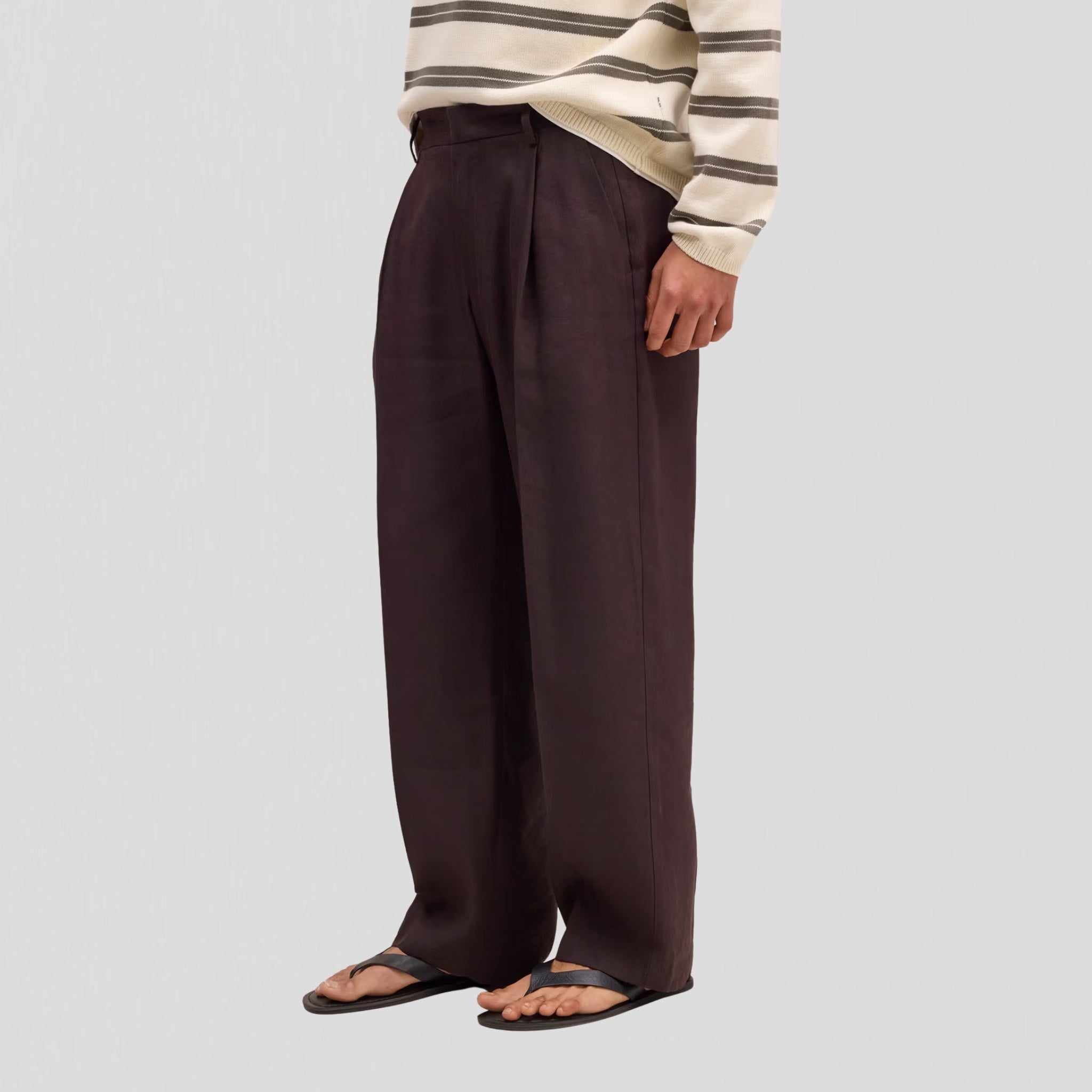 NN07 Kay 1808 Trousers Deep Truffle