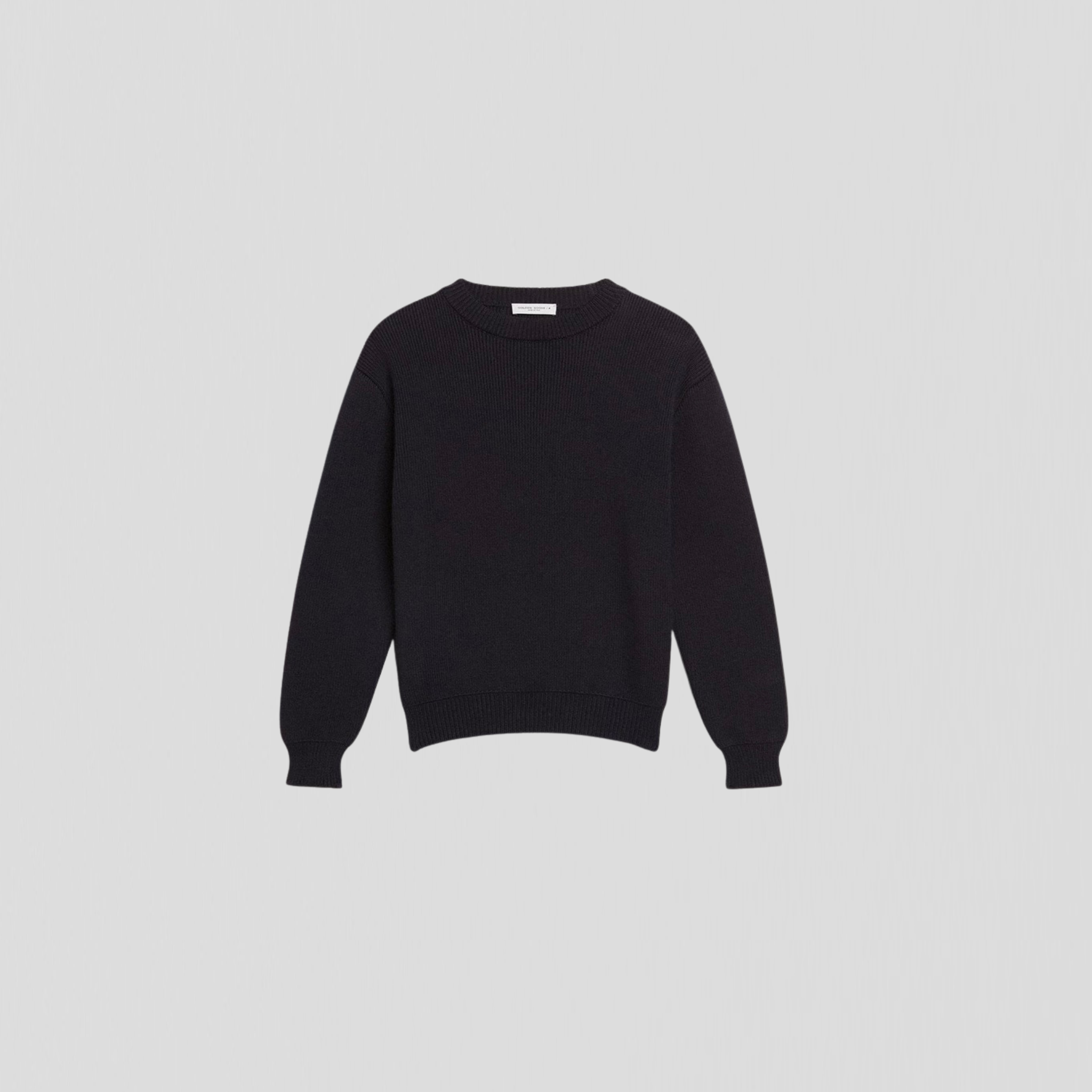 Golden Goose Golden Unisex Regular Knit Crew Neck Navy