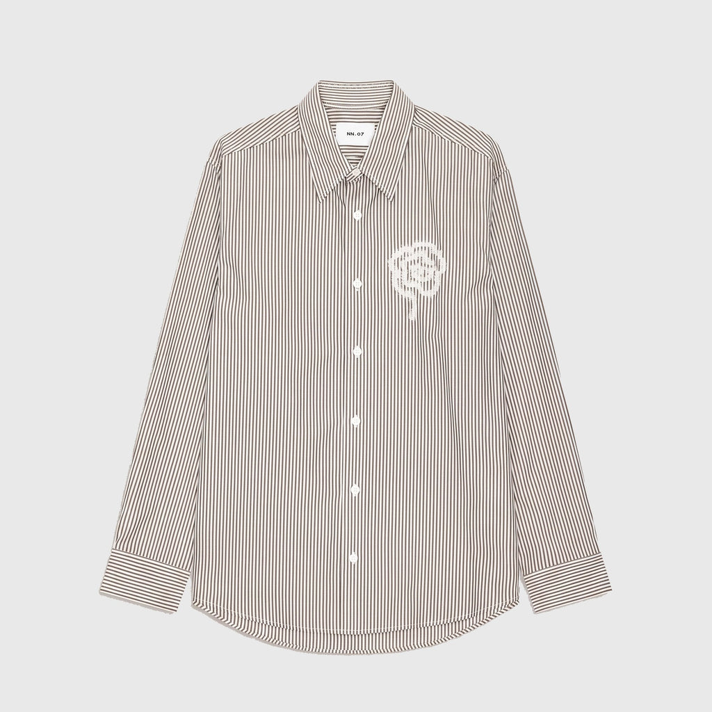 NN07 Quinsy APP 5322 Shirt Brown Stripe
