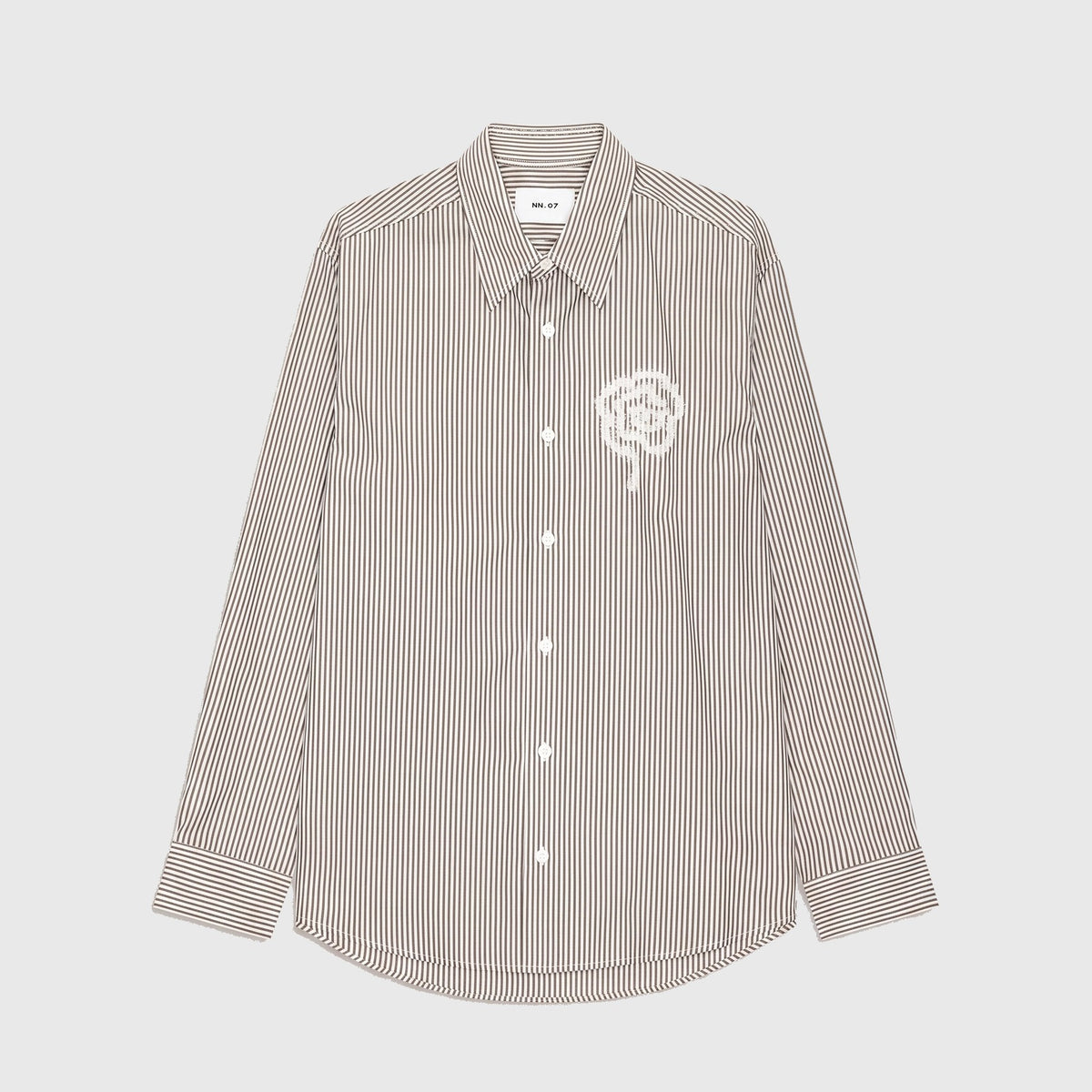 NN07 Quinsy APP 5322 Shirt Brown Stripe