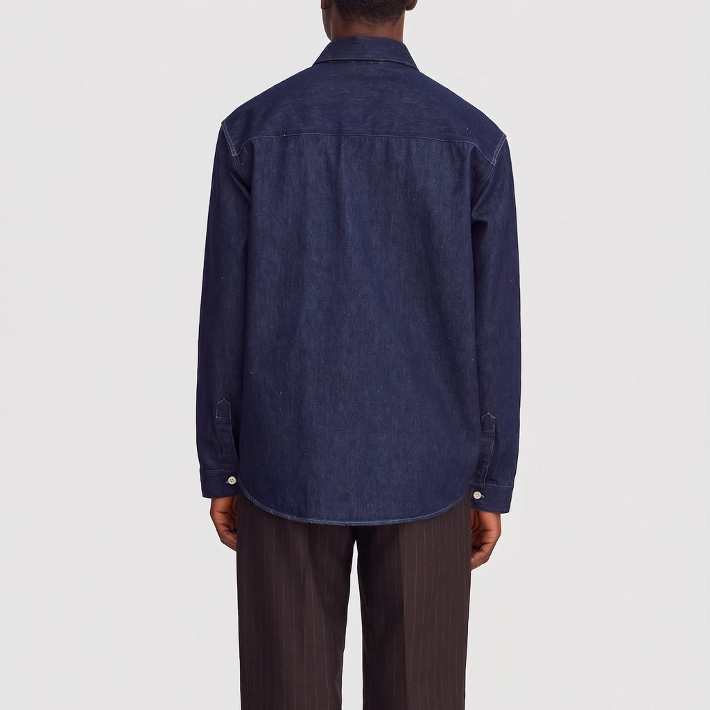 NN07 Casper 50033 Shirt Dark Rinse Denim
