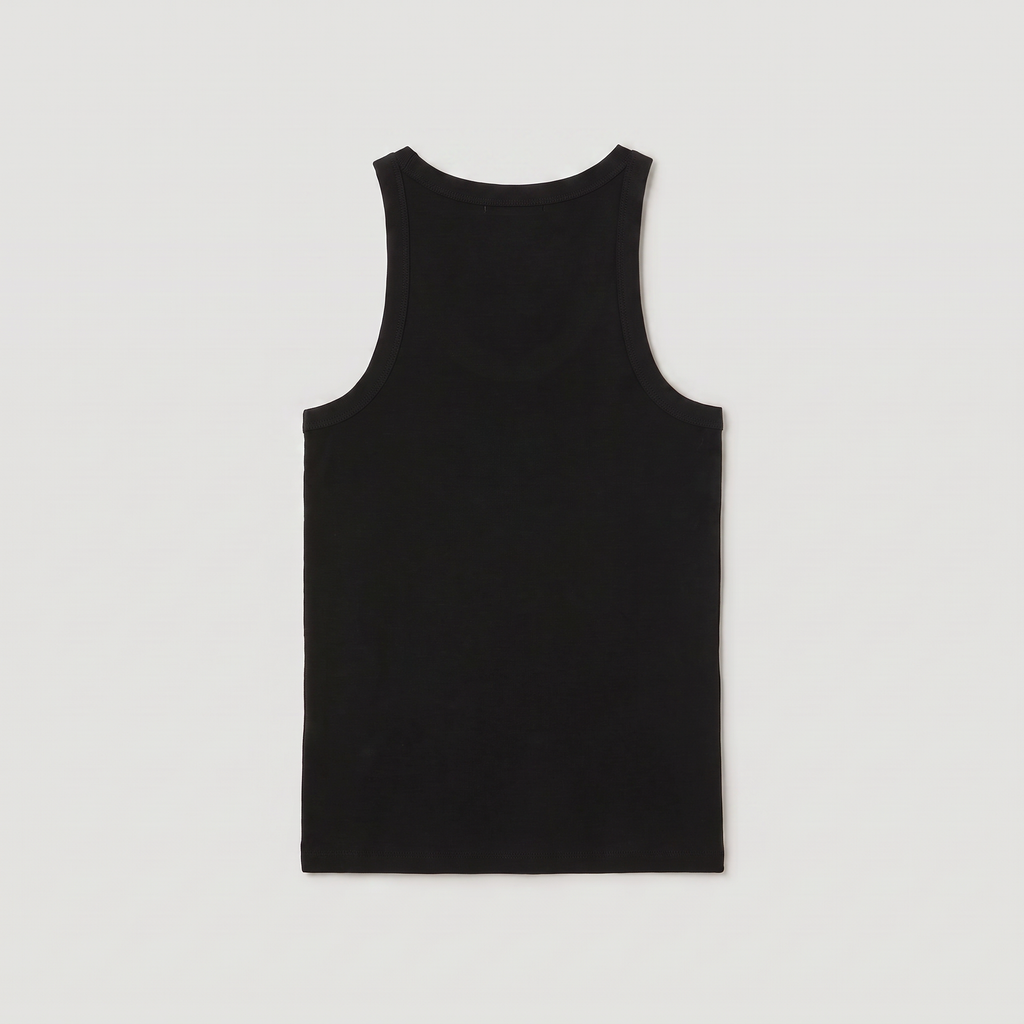 Róhe Merino Scoop Neck Top Black