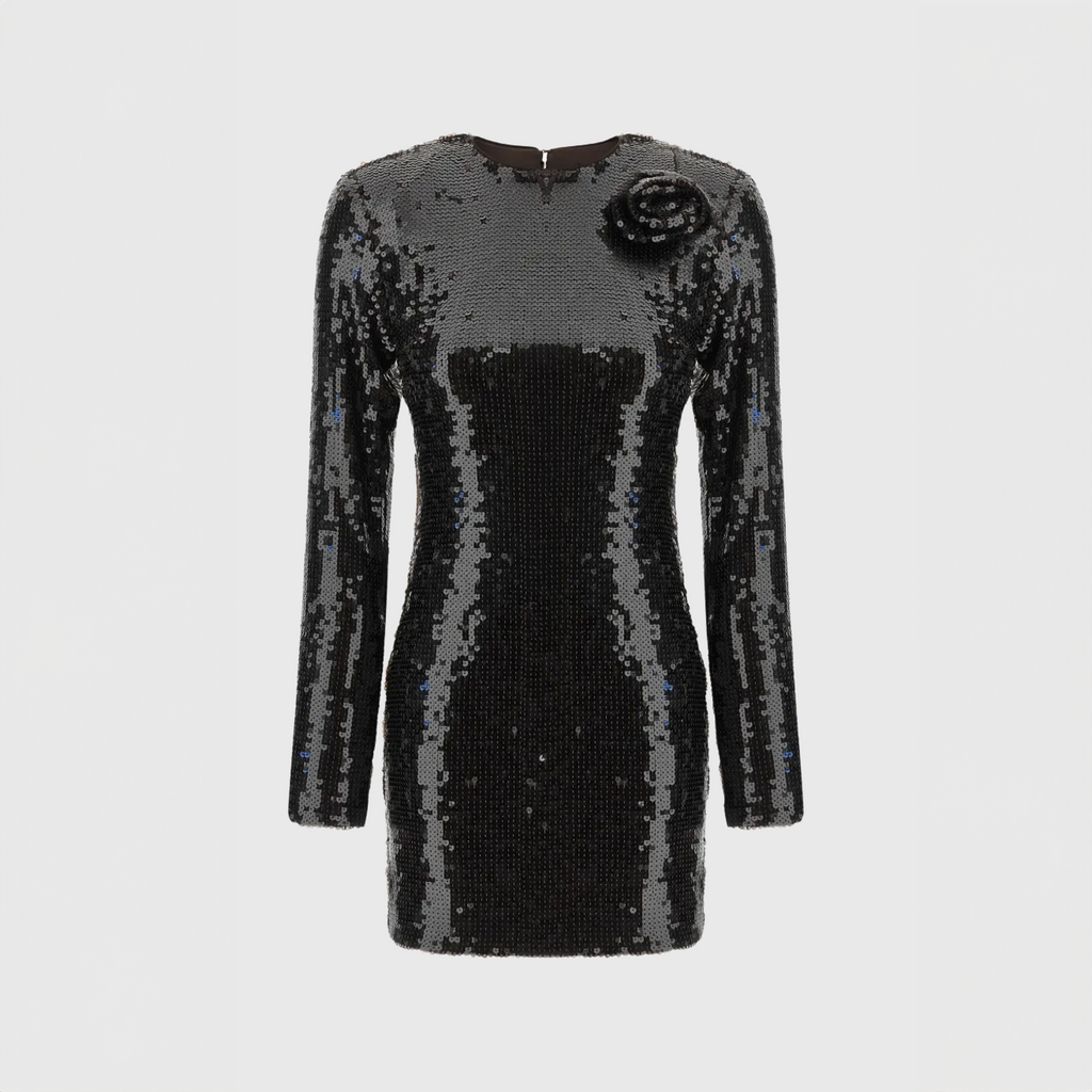 Rotate Sequins Mini Flower Dress Molé