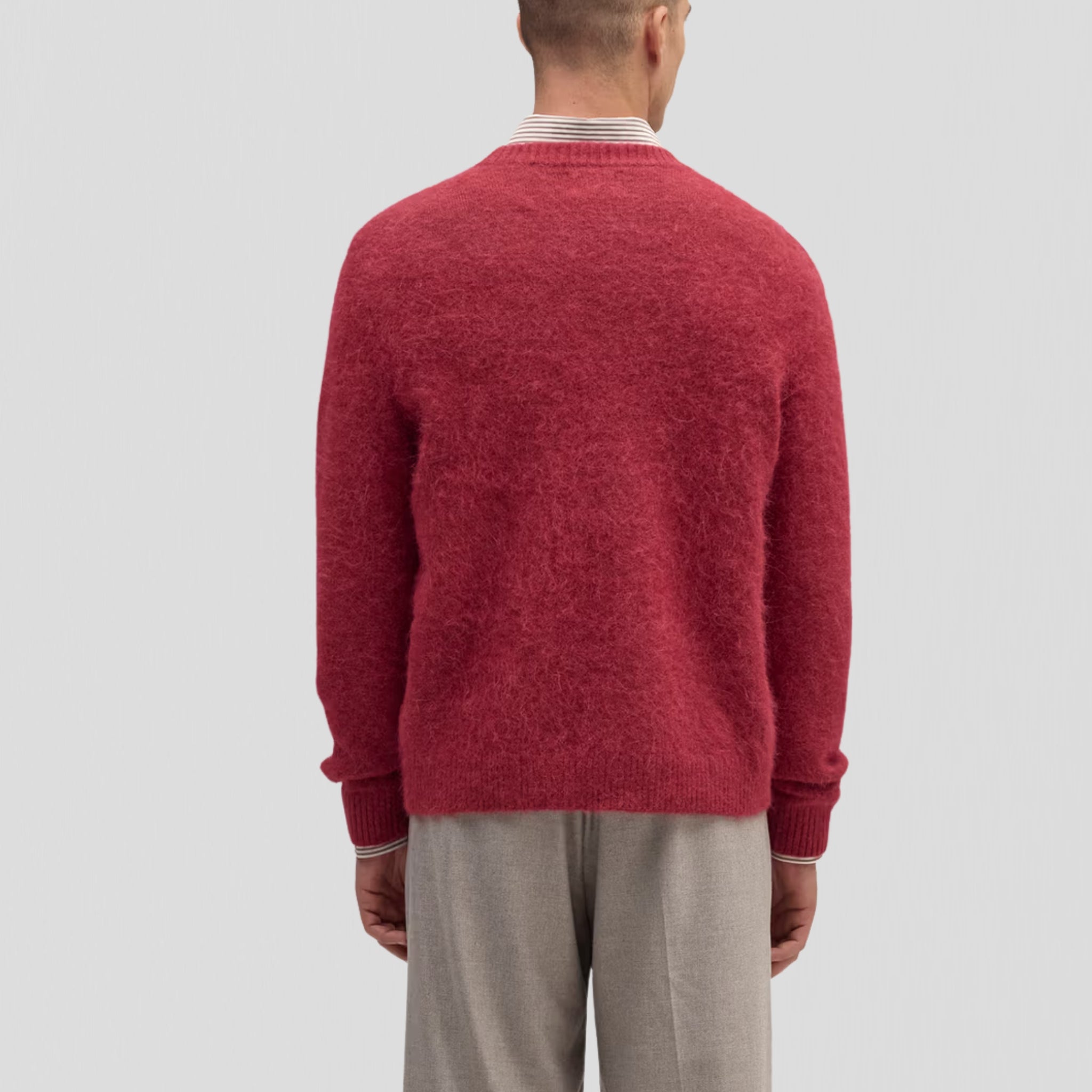 NN07 Russell Crew 60012 Sweater Cranberry