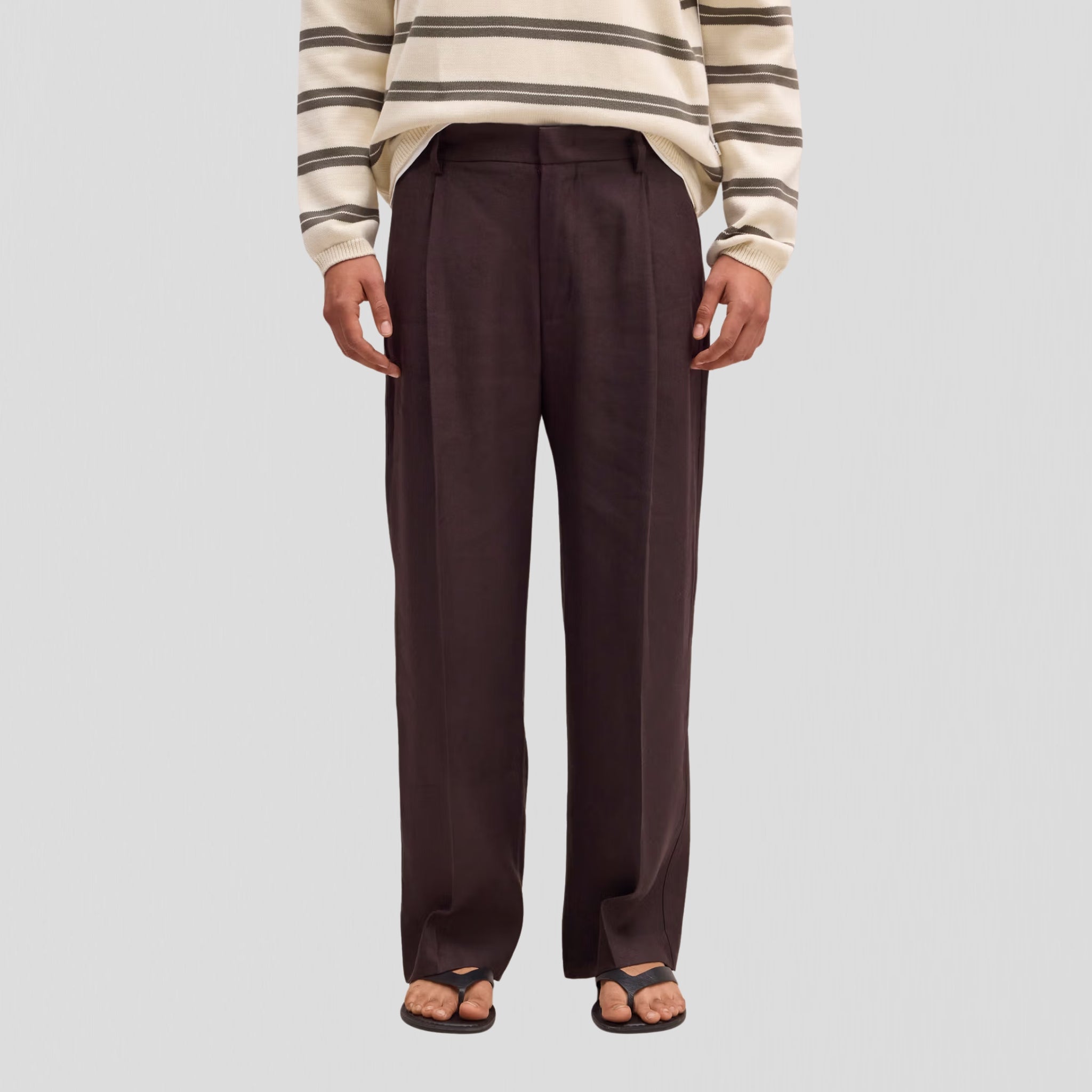 NN07 Kay 1808 Trousers Deep Truffle