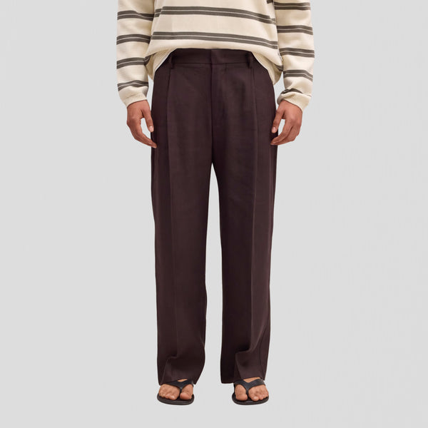 NN07 Kay 1808 Trousers Deep Truffle