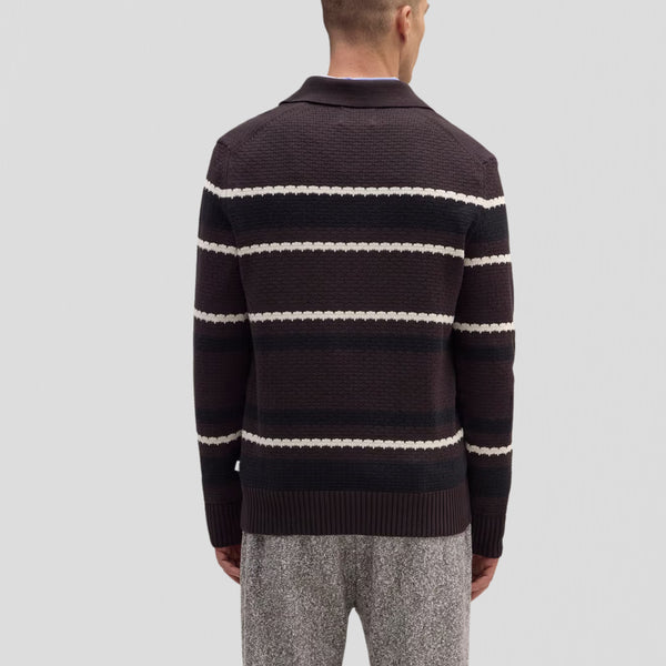 NN07 Alfie LS 60019 Poloshirt Dusky Port